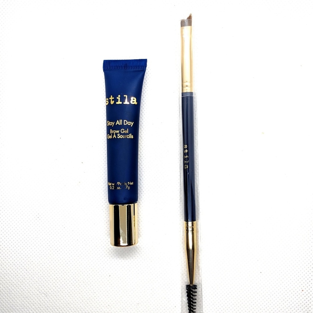 Stila Brow Gel & Brush Set - Medium Brown